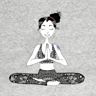 Mandala Yoga Girl T-Shirt